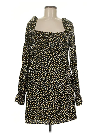 Pre-owned Divided By H&m Casual Dress In Black