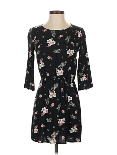 Pre-owned Divided By H&m Casual Dress In Black
