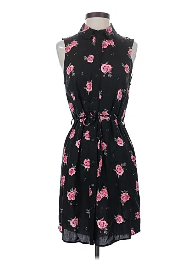 Pre-owned Divided By H&m Casual Dress In Black
