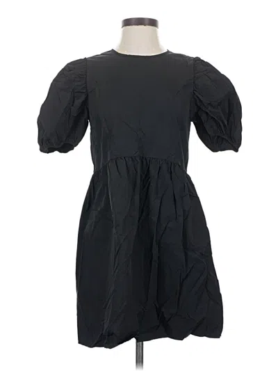 Pre-owned Divided By H&m Casual Dress In Black