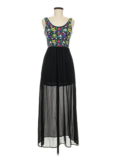 Pre-owned Divided By H&m Casual Dress In Black