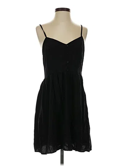 Pre-owned Divided By H&m Casual Dress In Black