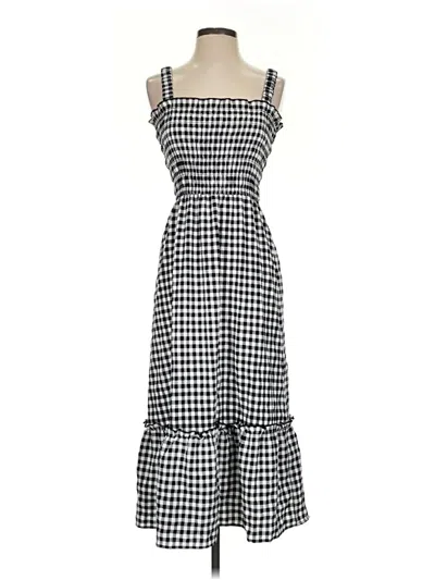 Pre-owned Divided By H&m Casual Dress In Black