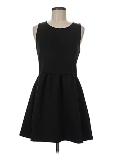 Pre-owned Divided By H&m Casual Dress In Black