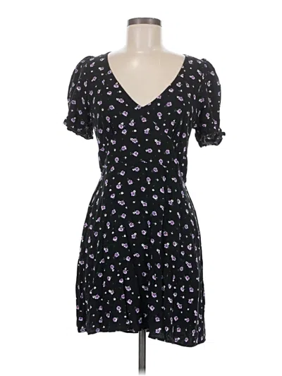 Pre-owned Divided By H&m Casual Dress In Black