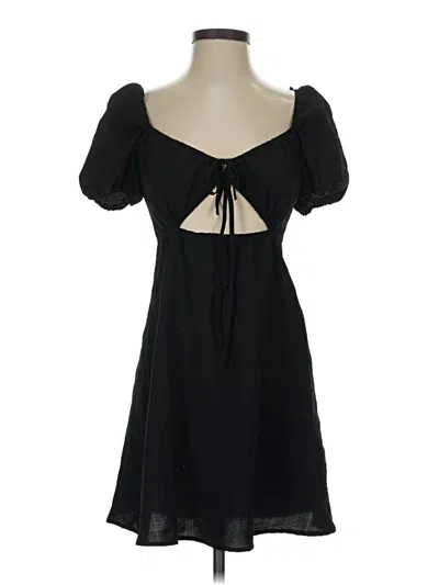 Pre-owned Divided By H&m Casual Dress In Black