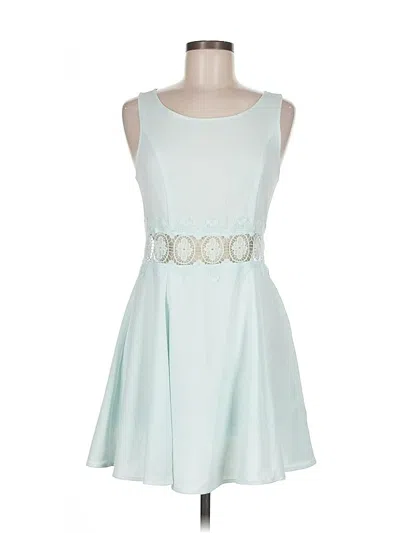 Pre-owned Divided By H&m Casual Dress In Blue