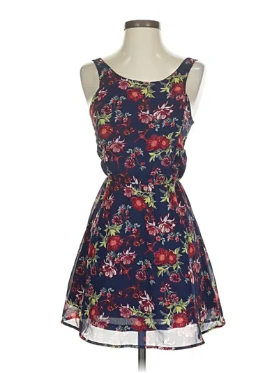 Pre-owned Divided By H&m Casual Dress In Blue