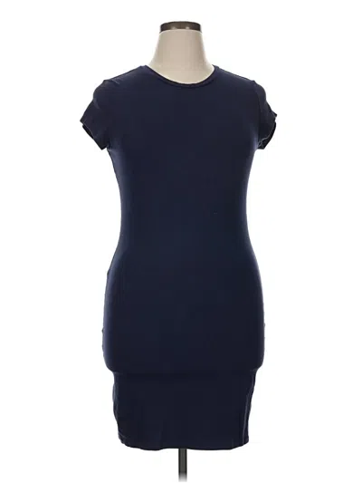 Pre-owned Divided By H&m Casual Dress In Blue
