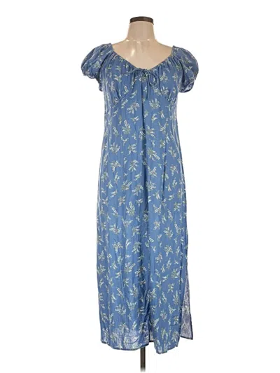 Pre-owned Divided By H&m Casual Dress In Blue