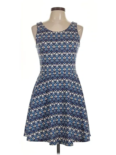 Pre-owned Divided By H&m Casual Dress In Blue