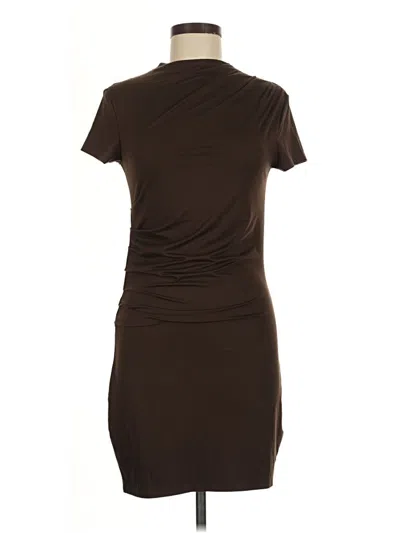Pre-owned Divided By H&m Casual Dress In Brown