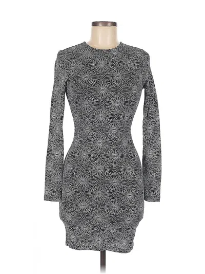 Pre-owned Divided By H&m Casual Dress In Gray