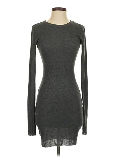 Pre-owned Divided By H&m Casual Dress In Gray