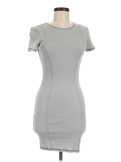 Pre-owned Divided By H&m Casual Dress In Gray