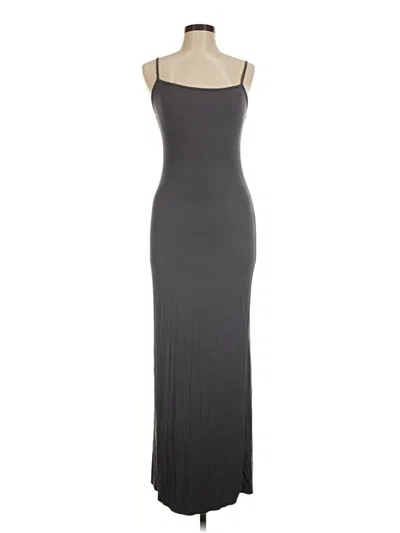 Pre-owned Divided By H&m Casual Dress In Gray