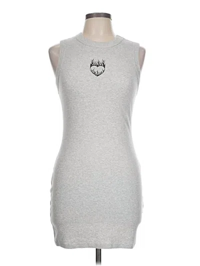 Pre-owned Divided By H&m Casual Dress In Gray