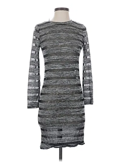 Pre-owned Divided By H&m Casual Dress In Gray