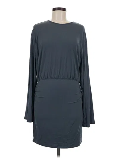 Pre-owned Divided By H&m Casual Dress In Gray