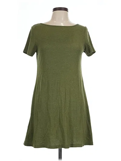 Pre-owned Divided By H&m Casual Dress In Green
