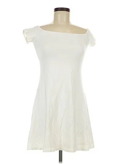 Pre-owned Divided By H&m Casual Dress In Ivory