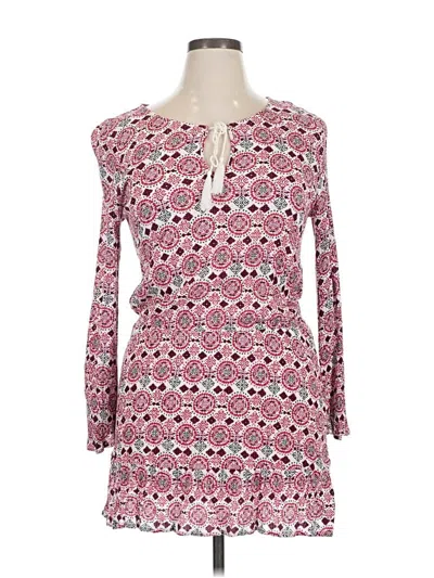 Pre-owned Divided By H&m Casual Dress In Pink