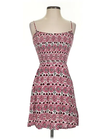 Pre-owned Divided By H&m Casual Dress In Pink