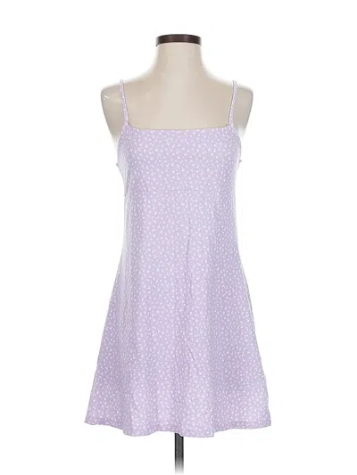 Pre-owned Divided By H&m Casual Dress In Purple