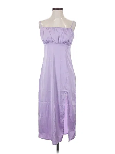 Pre-owned Divided By H&m Casual Dress In Purple