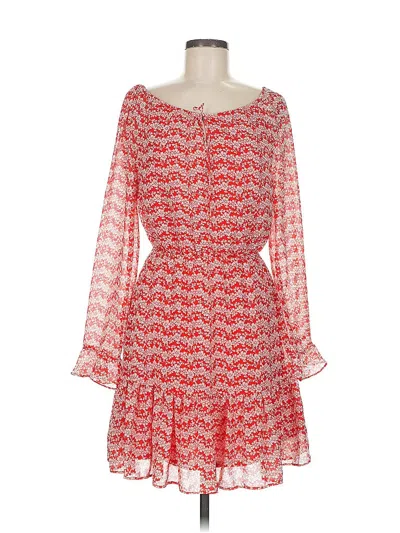 Pre-owned Divided By H&m Casual Dress In Red