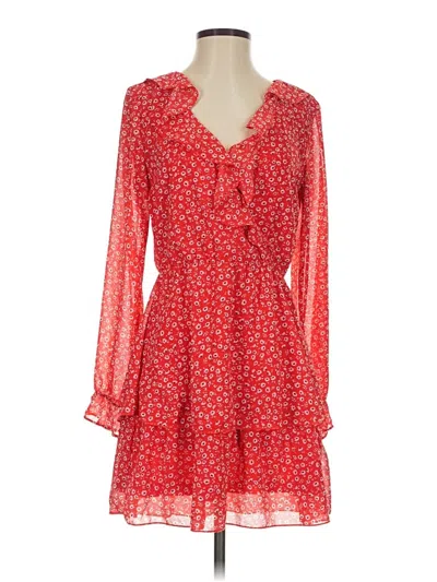 Pre-owned Divided By H&m Casual Dress In Red