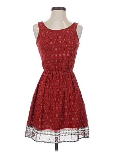 Pre-owned Divided By H&m Casual Dress In Red