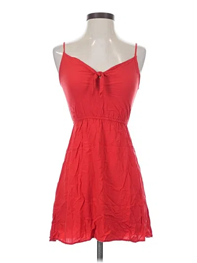 Pre-owned Divided By H&m Casual Dress In Red