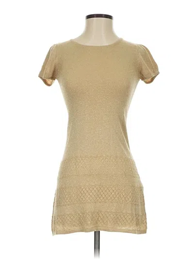 Pre-owned Divided By H&m Casual Dress In Tan