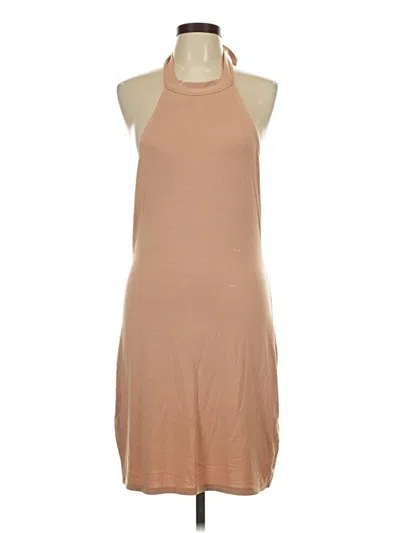 Pre-owned Divided By H&m Casual Dress In Tan