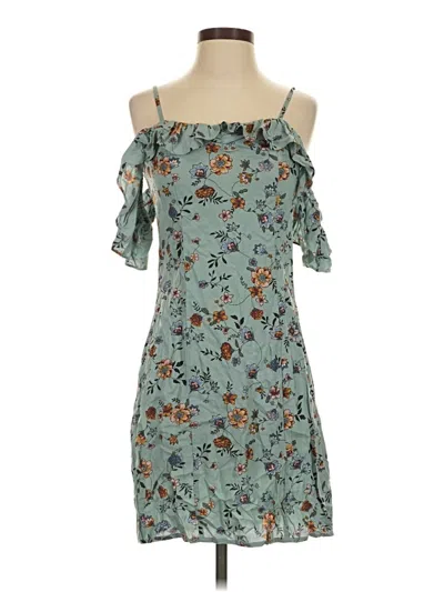 Pre-owned Divided By H&m Casual Dress In Teal