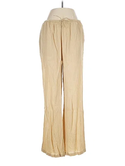 Pre-owned Divided By H&m Casual Pants In Gold