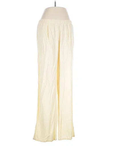 Pre-owned Divided By H&m Casual Pants In Ivory