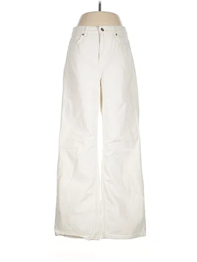 Pre-owned Divided By H&m Casual Pants In Ivory