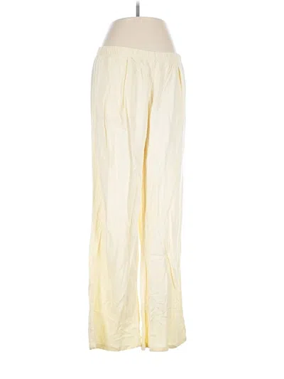 Pre-owned Divided By H&m Casual Pants In Ivory