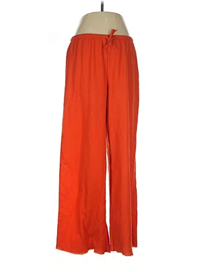 Pre-owned Divided By H&m Casual Pants In Orange