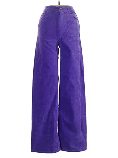 Pre-owned Divided By H&m Casual Pants In Purple