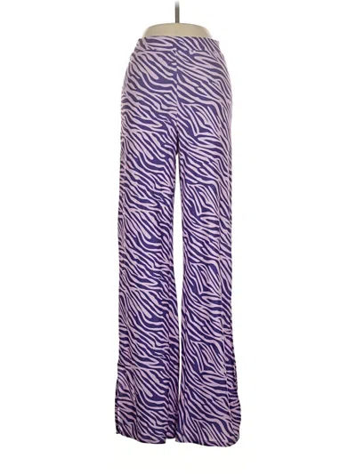 Pre-owned Divided By H&m Casual Pants In Purple