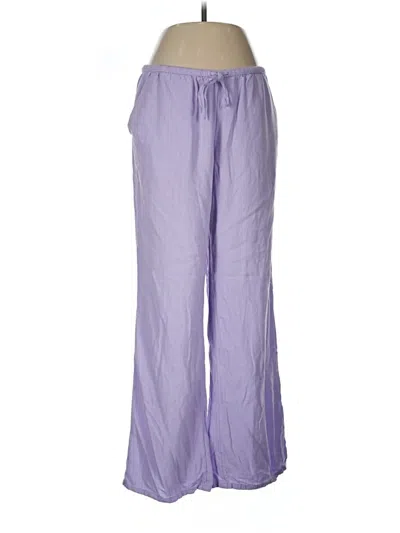 Pre-owned Divided By H&m Casual Pants In Purple