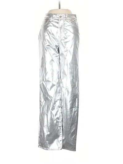 Pre-owned Divided By H&m Casual Pants In Silver