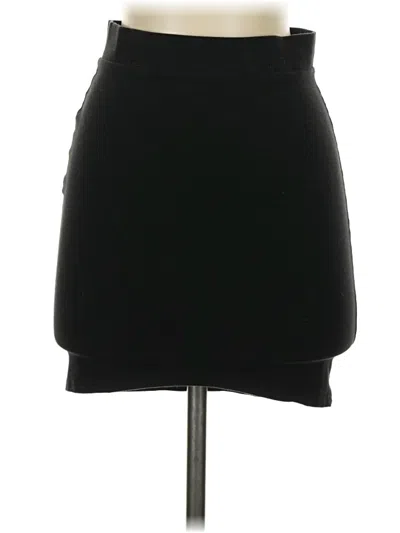 Pre-owned Divided By H&m Casual Skirt In Black