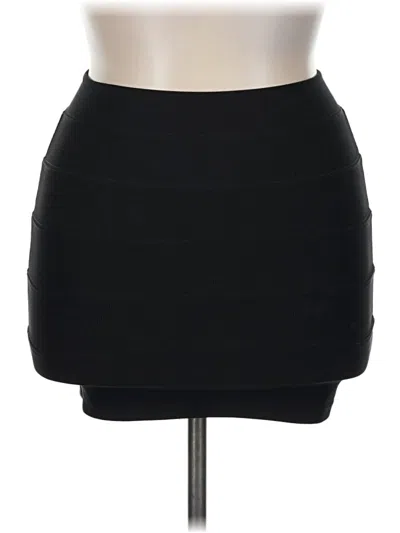 Pre-owned Divided By H&m Casual Skirt In Black