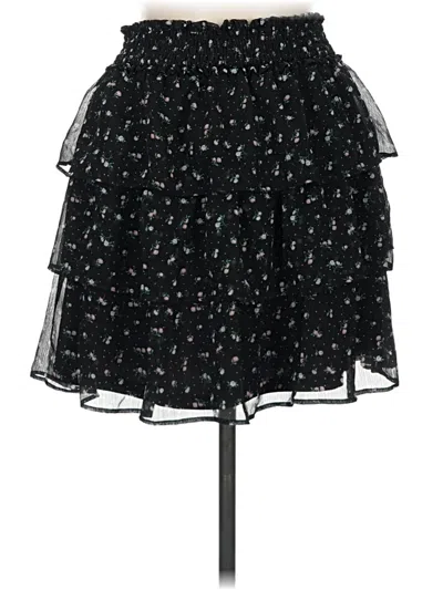 Pre-owned Divided By H&m Casual Skirt In Black