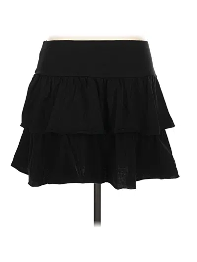 Pre-owned Divided By H&m Casual Skirt In Black