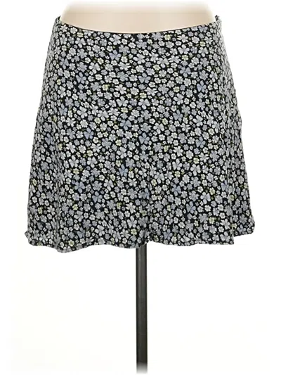 Pre-owned Divided By H&m Casual Skirt In Blue